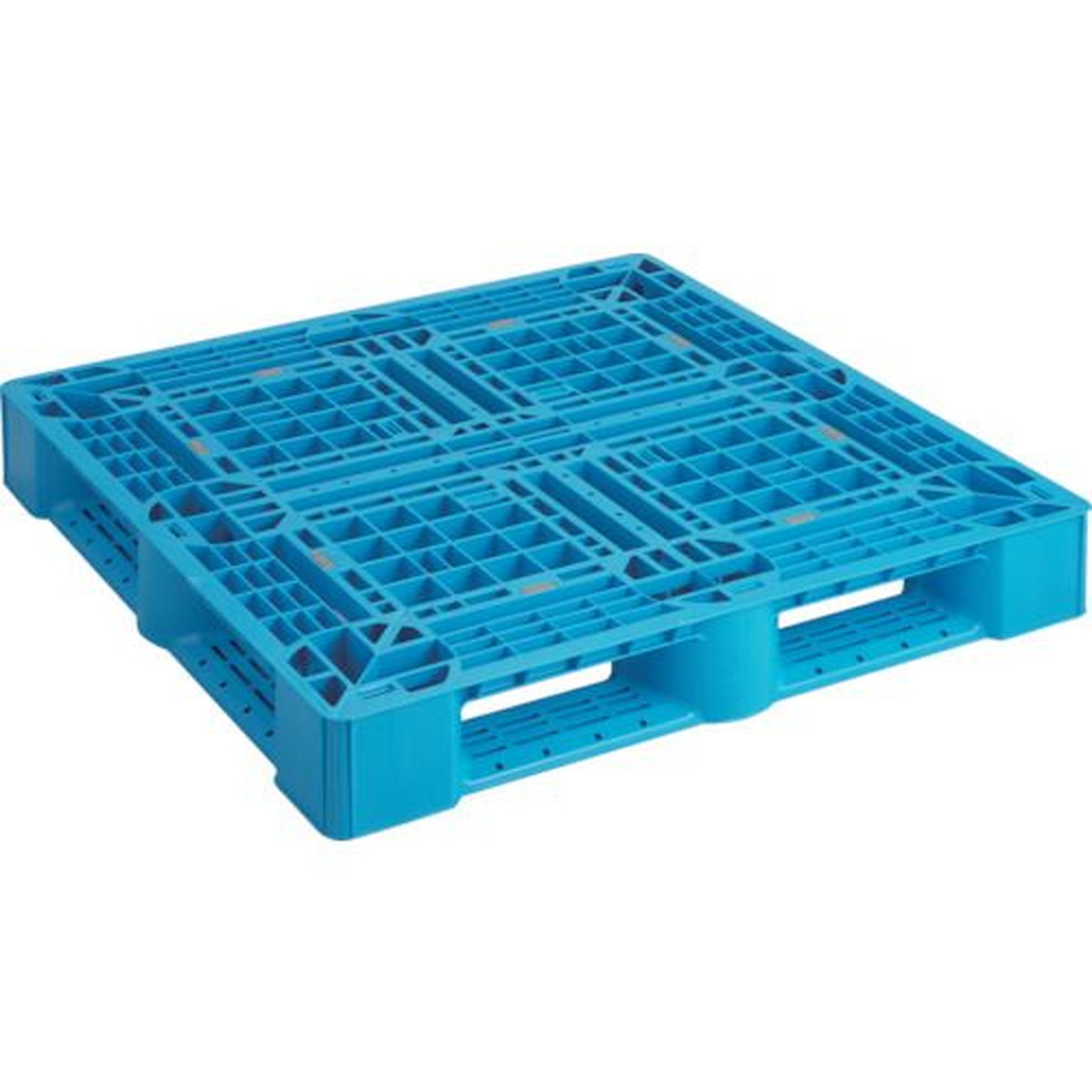 【SS制限事項 38万商いもの以上10%OFF】 ＴＲＵＳＣＯ 脂調色板 片面４方差 １１００Ｘ１１００ 青 1枚 (SLA1111NB)
