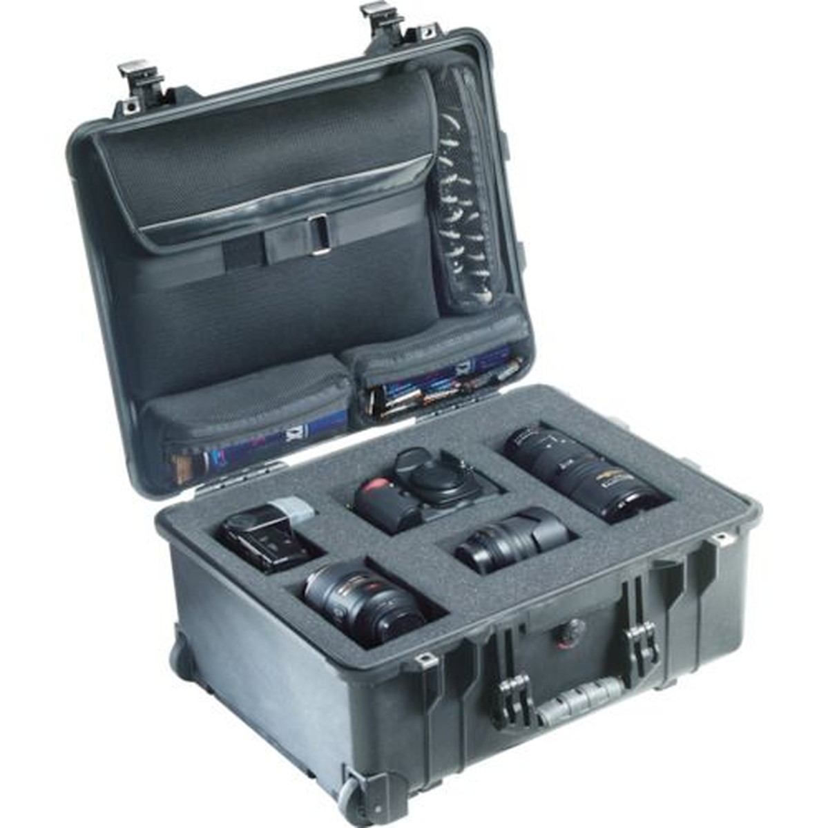 【SS制限事項 38万商いもの以上10%OFF】 ＰＥＬＩＣＡＮ ミディアムケース １５６０ＬＦＣ ５６０×４５５×２６５ 1台 (1560LFCBK)