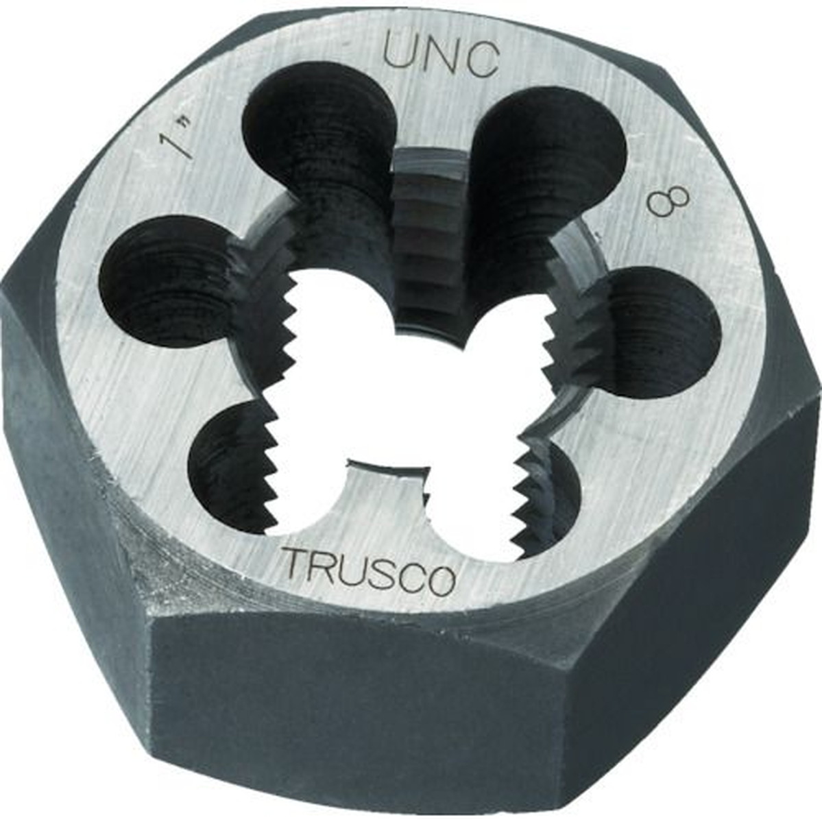【SS押さえる 38万商いもの以上10%OFF】 ＴＲＵＳＣＯ 六角サラエナットダイス ＵＮＣ１－８ 1個 (TD61UNC8)