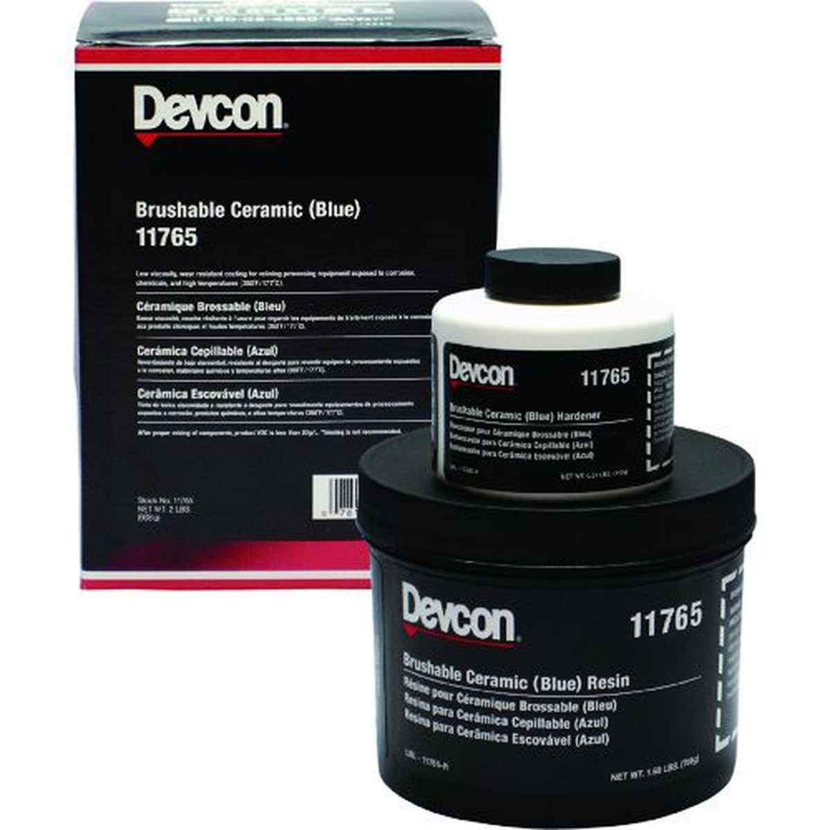 【SS制限事項 38万商いもの以上10%OFF】 ＤＥＶＣＯＮ 耐蝕・耐摩耗取りつくろう剤 ブラッシャブルセラミック青 ２ｌｂ 1Ｓ (DV11765)