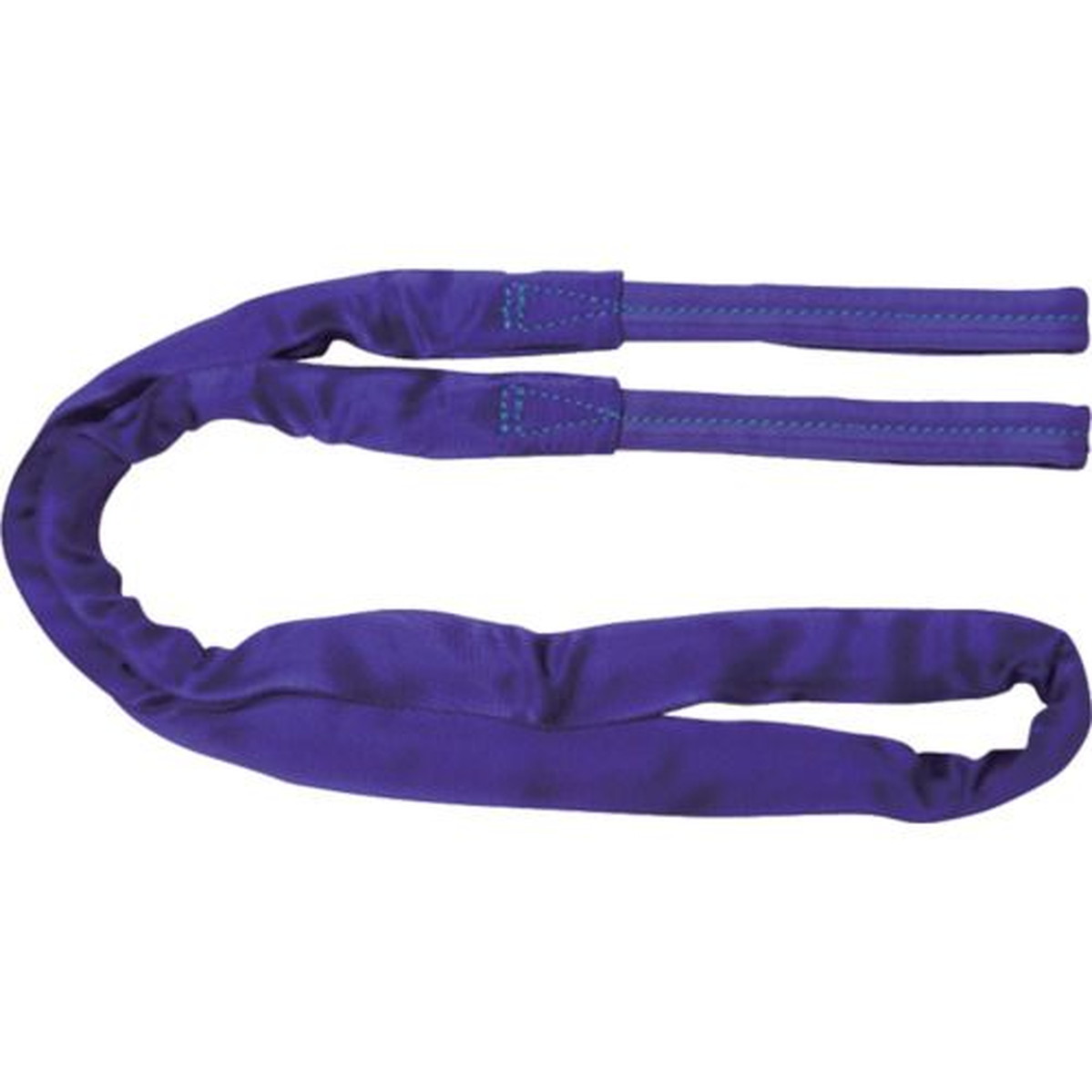 【期間限定!対象商品P2～20倍】 ＴＥＳＡＣ　ブルースリングソフトＥ形（両端アイタイプ）荷重１ｔ　全長１．５ｍ（ＪＩＳ規格品）　1本 (TBSE1.0TX1.5M)