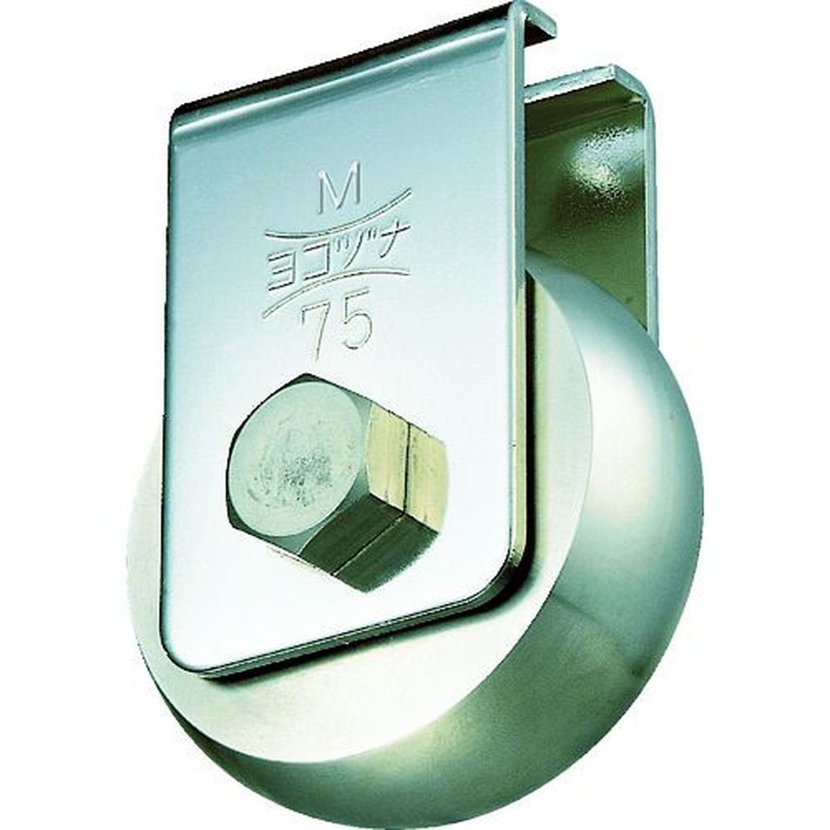 【SS制限事項 38万商いもの以上10%OFF】 ヨコヅナ ベアリング入 ステンレス鋼キャスター戸車 ３５山Ｒ 1個 (CBS0358)