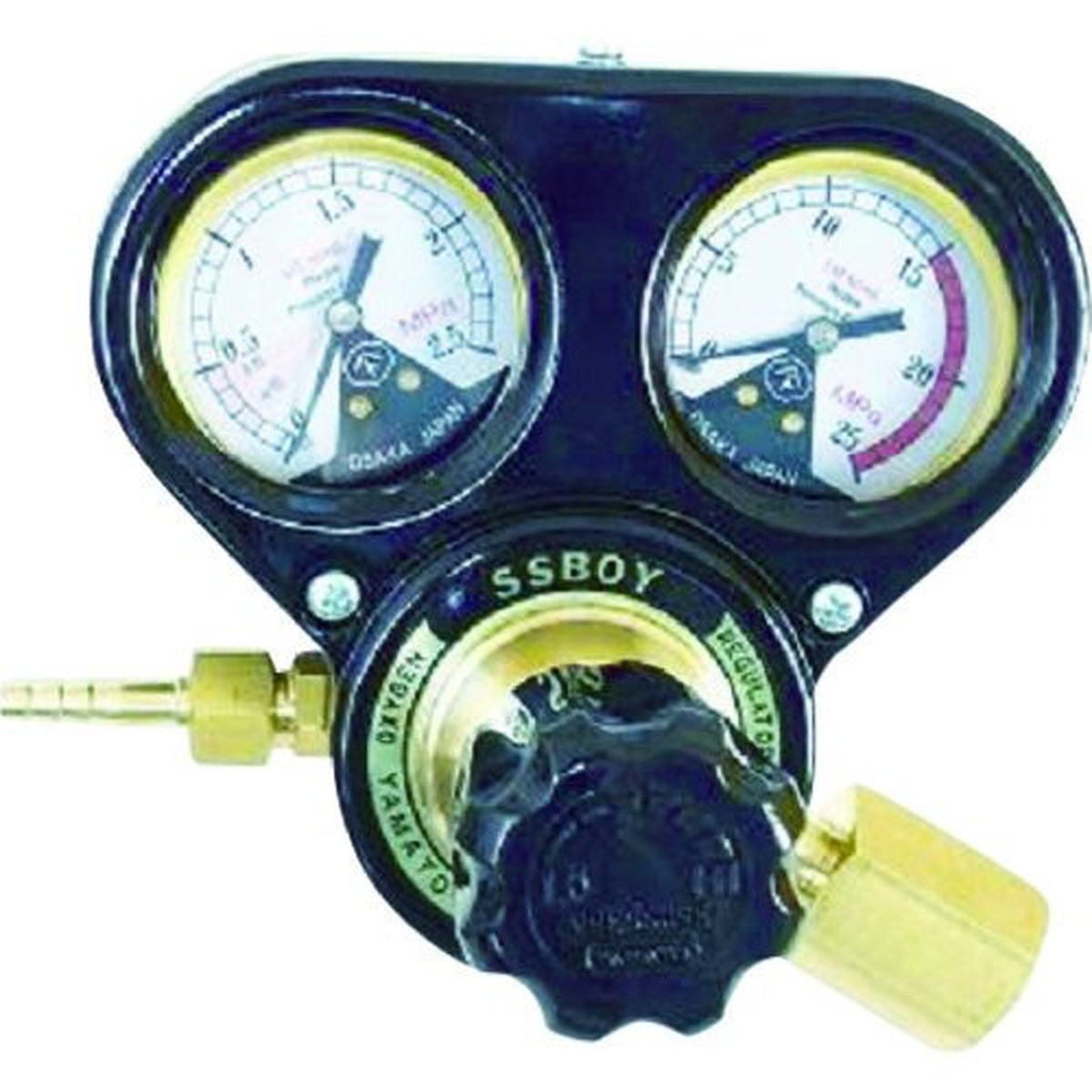 【期間限定!対象商品P2～20倍】 ＹＡＭＡＴＯ 溶断器用調整器 酸素用 ＳＳボーイ（関東式） 1個 (SSBOXE)
