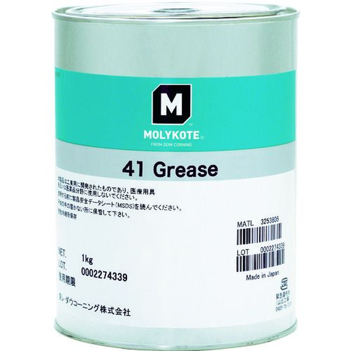 【SS押さえる 38万商いもの以上10%OFF】 モリコート 耐熱用 ４１差し油 １ｋｇ 1缶 (4110)