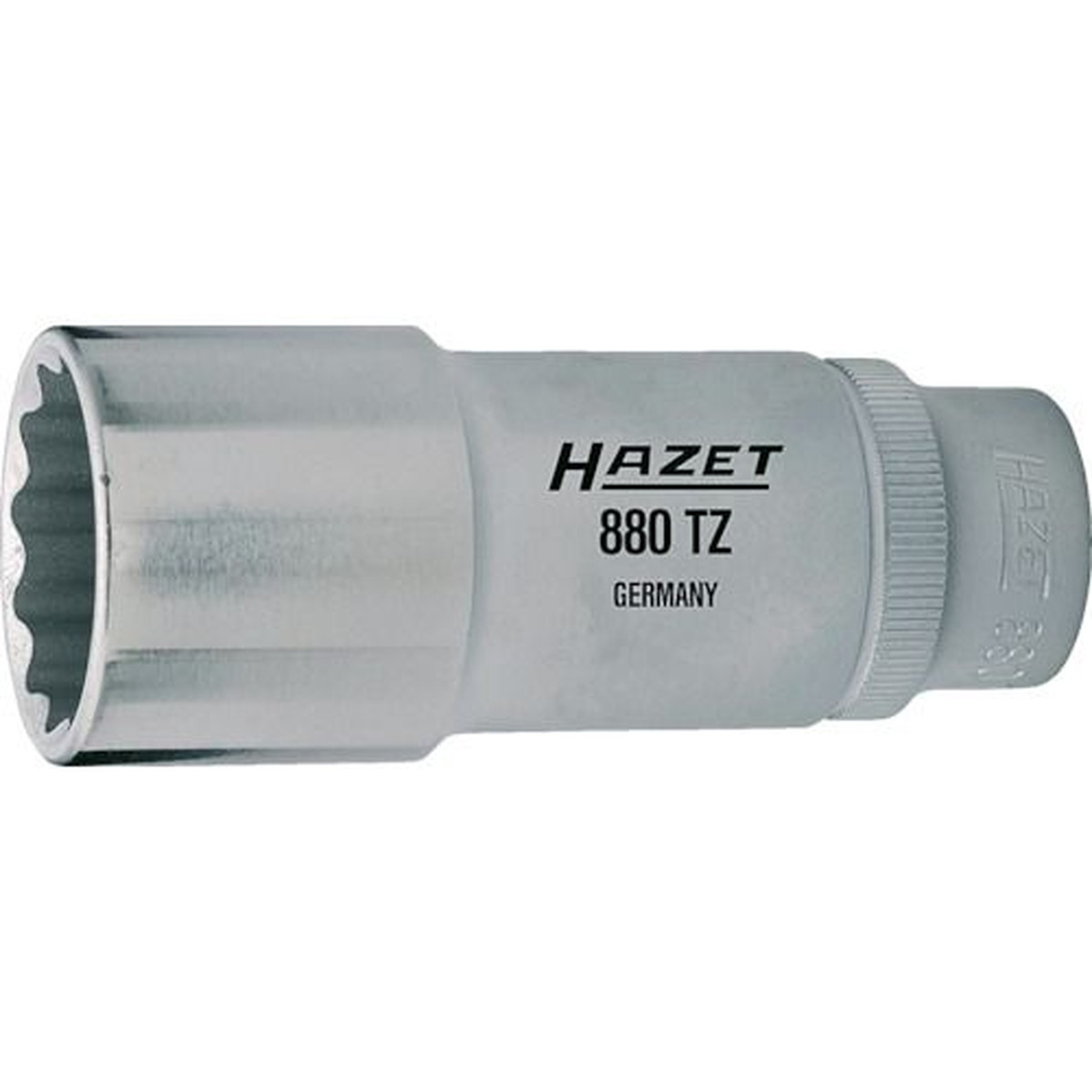 【期間限定!対象商品P2～20倍】 ＨＡＺＥＴ　ディープソケットレンチ（１２角タイプ・差込角９．５ｍｍ・対辺２１ｍｍ）　1個 (880TZ21)