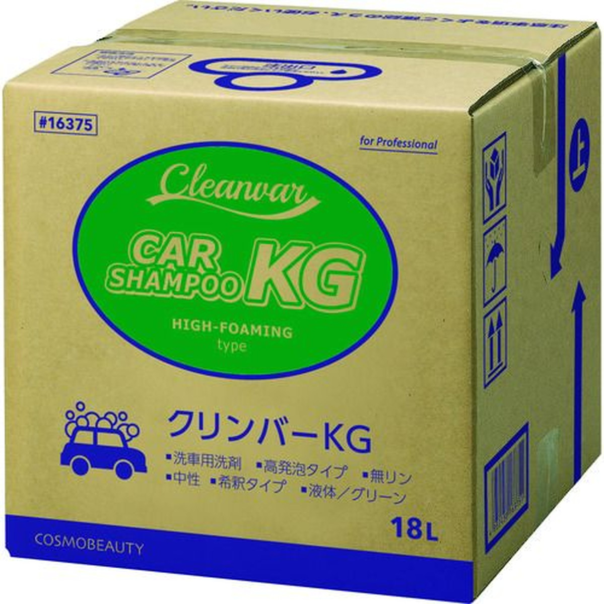 【期間限定!対象商品P2～20倍】 モクケン　洗車用洗剤　クリンバーＫＧタイプＮ（１８Ｌ）Ｂ／Ｂ　ＶＮ製　1個 (16375) 7,392円