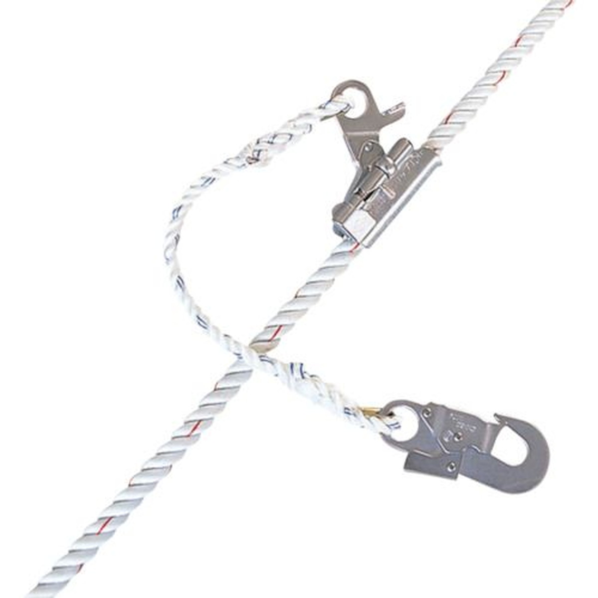 【期間限定!対象商品P2~20倍】 TSUYORON 傾斜面墜落防止用ロリップ(ライフライン用グリップ)転落防止用 KS21−1S 軽作業用(押爪1本式) 子綱1本タイプ 1個 (KS211SBX)|福祉用具のバリューケア
