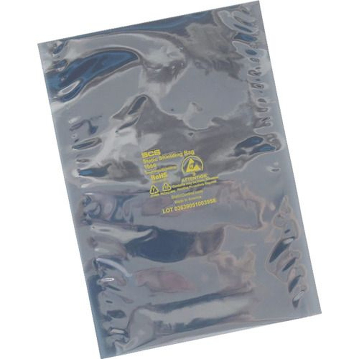 【期間限定!対象商品P2～20倍】 ＳＣＳ 静電気シールドバッグ フラットタイプ ４５７Ｘ５０８ｍｍ １００枚入り 1箱 (1001820)