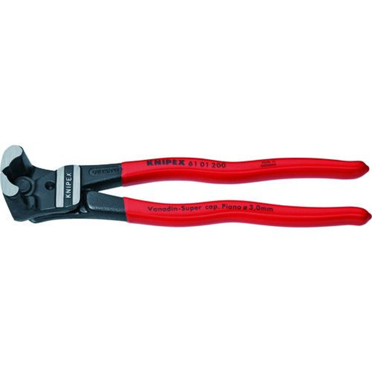 【SS押さえる 38万商いもの以上10%OFF】 ＫＮＩＰＥＸ エンドカッティングニッパー ２００粍 1丁 (6101200)