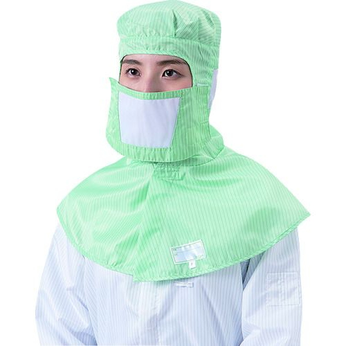 【期間限定!対象商品P2～20倍】 ＢＬＡＳＴＯＮ　マスク　緑　フリー　（１Ｐｋ（袋）＝１０枚入）　1袋 (BSC30001GF)