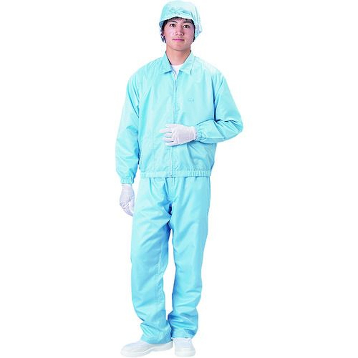 【期間限定!対象商品P2～20倍】 ＢＬＡＳＴＯＮ　ジャケット（衿付）－青－４Ｌ　1着 (BSC41001B4L)