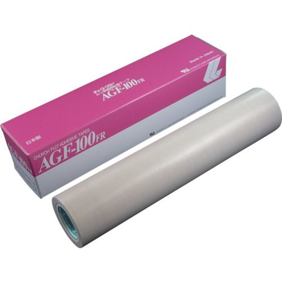 【SS押さえる 38万商いもの以上10%OFF】 ｃｈｕｋｏｈ フッ素脂（テフロンＰＴＦＥ製）瑠璃差し交わすねばり着く磁気テープ ＡＧＦー１００ＦＲ ０．１３ｔ×３００ｗ×１０ｍ 1巻 (AGF100FR13X300)