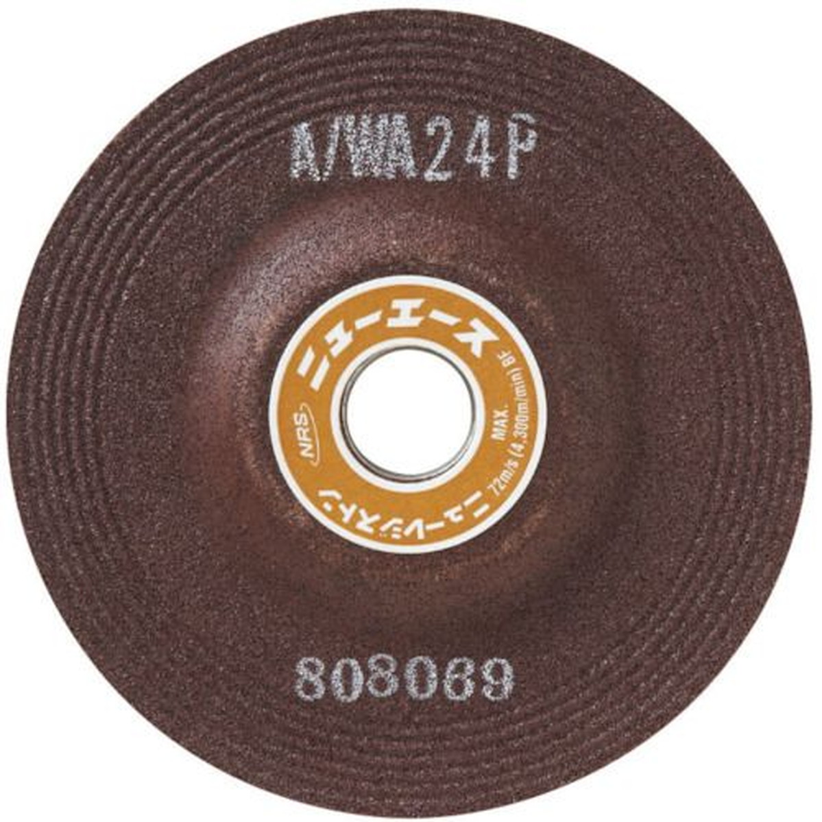 【期間限定!対象商品P2～20倍】 ＮＲＳ　オフセット型研削砥石　ニューエース　１００×６×１５　Ａ／ＷＡ２４Ｐ　25枚 (NA1006A24P)