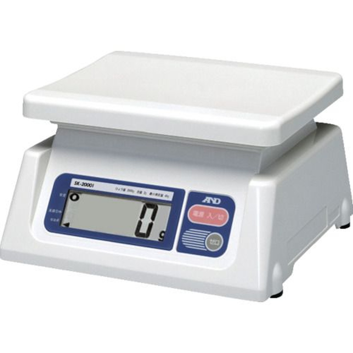 【期間限定!対象商品P2～20倍】 Ａ＆Ｄ　デジタルはかり（検定付・３区）　ひょう量２ｋｇ　1台 (SK2000IA3)