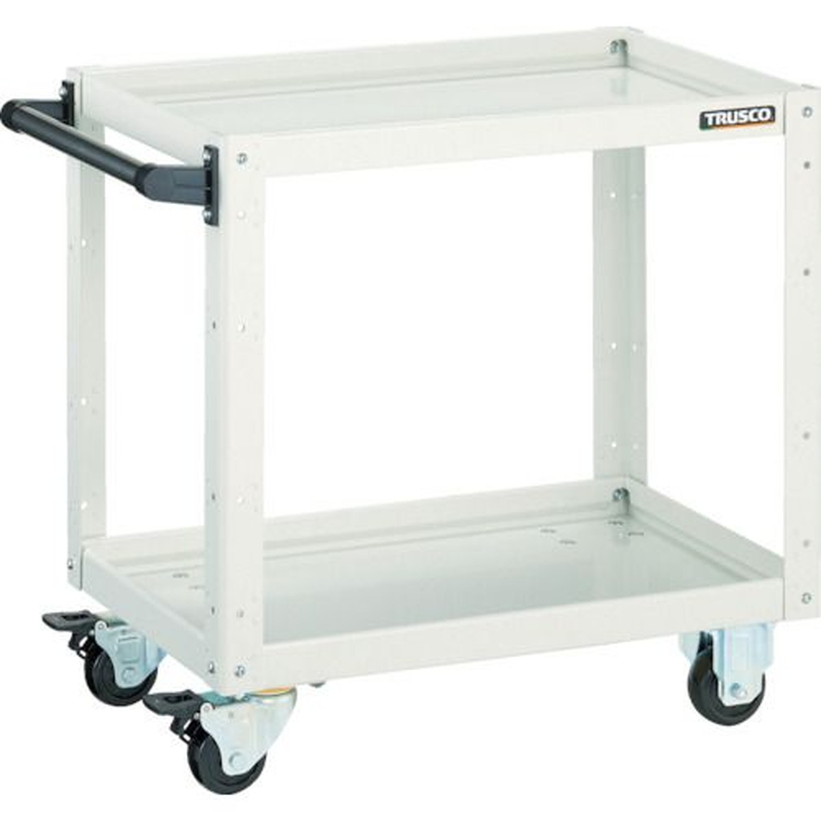 【SS押さえる 38万商いもの以上10%OFF】 ＴＲＵＳＣＯ 手道具手押し車 鷲手押し車 ６００Ｘ４００ＸＨ６００ ２段 青少年緑であること 1台 (EGW662YG)