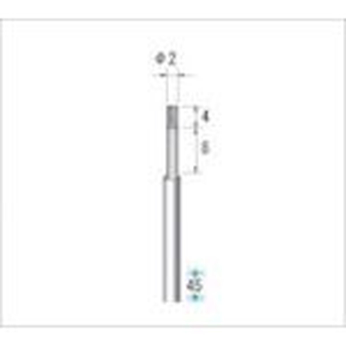 【期間限定!対象商品P2～20倍】 ナカニシ 超硬軸電着ＣＢＮバー 円筒型 φ２×４×軸φ３ ＃１４０ 1本 (12263)