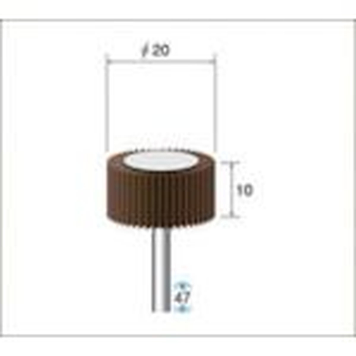 【SS押さえる 38万商いもの以上10%OFF】 ナカニシ フラップサンダー ５本入 φ２０×１０×軸φ３ ＃８０ 1Ｐｋ (49152)