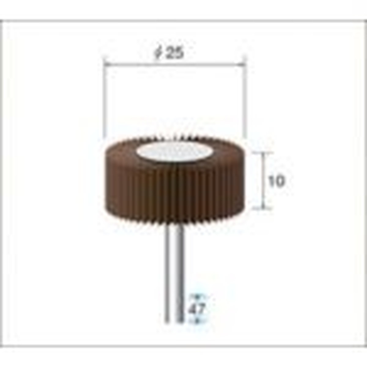 【SS押さえる 38万商いもの以上10%OFF】 ナカニシ フラップサンダー ５本入 φ２５×１０×軸φ３ ＃８０ 1Ｐｋ (49182)