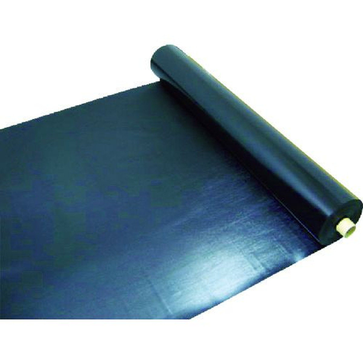 【期間限定!対象商品P2～20倍】 ワニ印　塩ビ養生シート　黒　厚み０．１５ＭＭ　１Ｍ×５０Ｍ　1本 (003080)