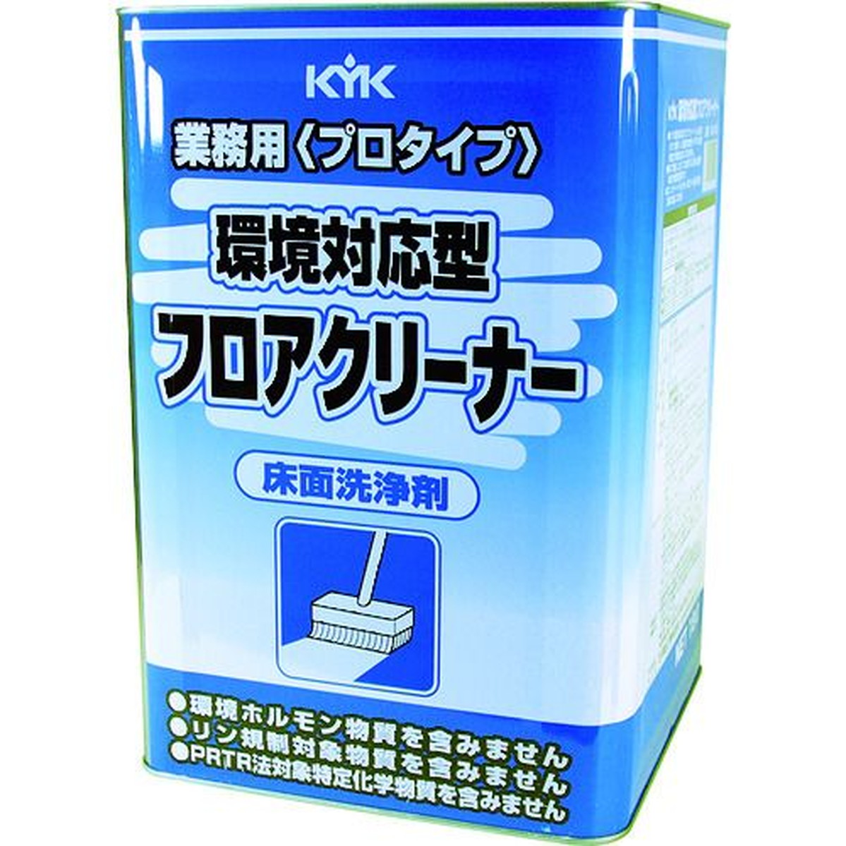 【期間限定!対象商品P2～20倍】 ＫＹＫ　環境対応型フロアクリーナー　１８Ｌ　1缶 (35180)