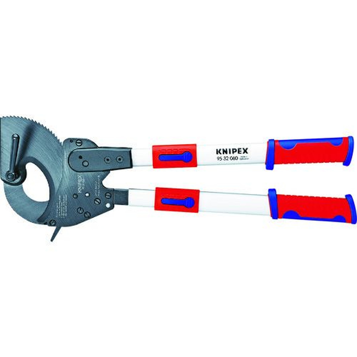 【期間限定!対象商品P2～20倍】 ＫＮＩＰＥＸ　９５３２－０６０　ラチェット式ケーブルカッター　ハンドル伸縮幅６００－８１０ｍｍ　1丁 (9532060)