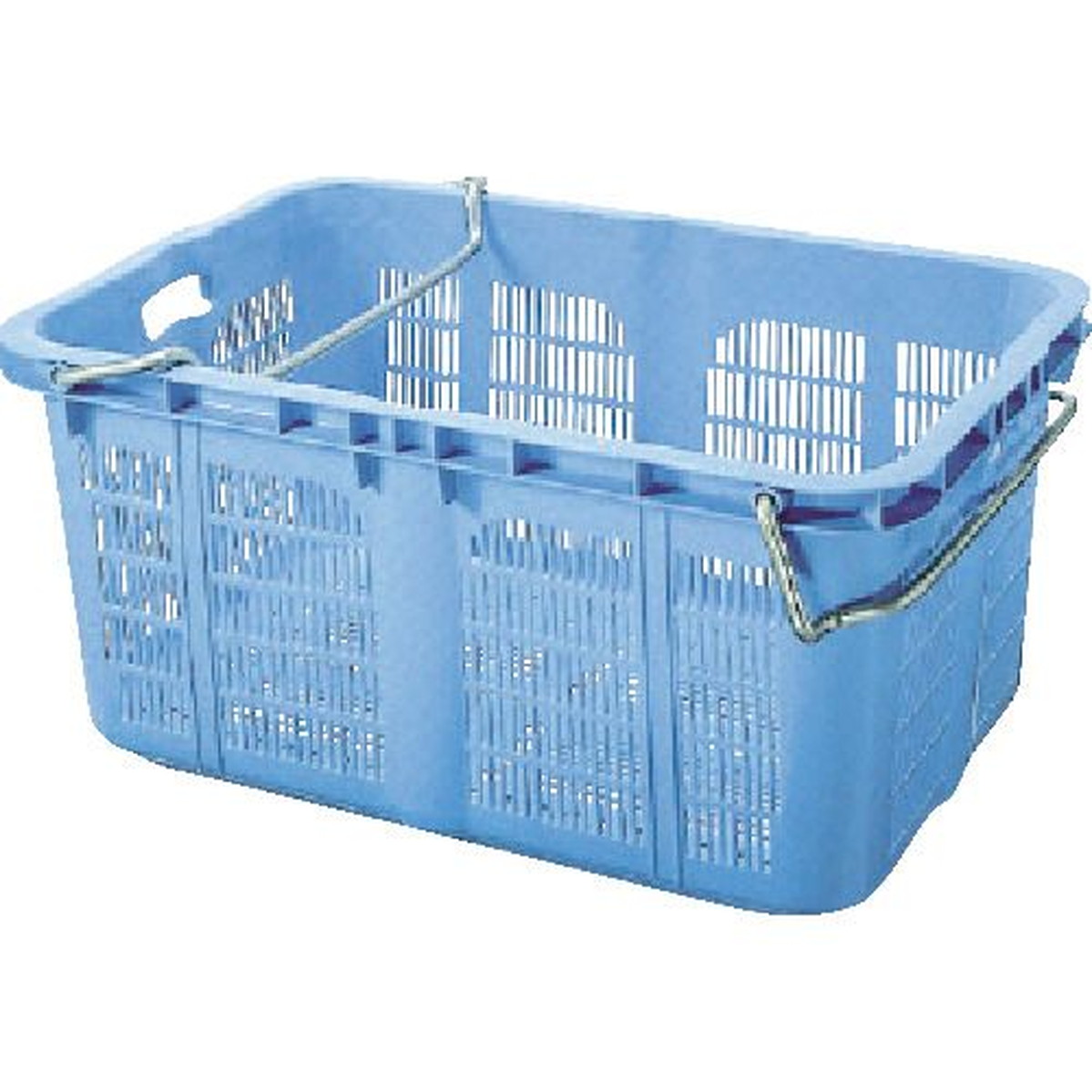 【SS制限事項 38万商いもの以上10%OFF】 積水 ＢＫ型メッシュ入れもの（手かご型） ＢＫ－１２０Ｈ（手持ち部分付） 青 1個 (BK120H)
