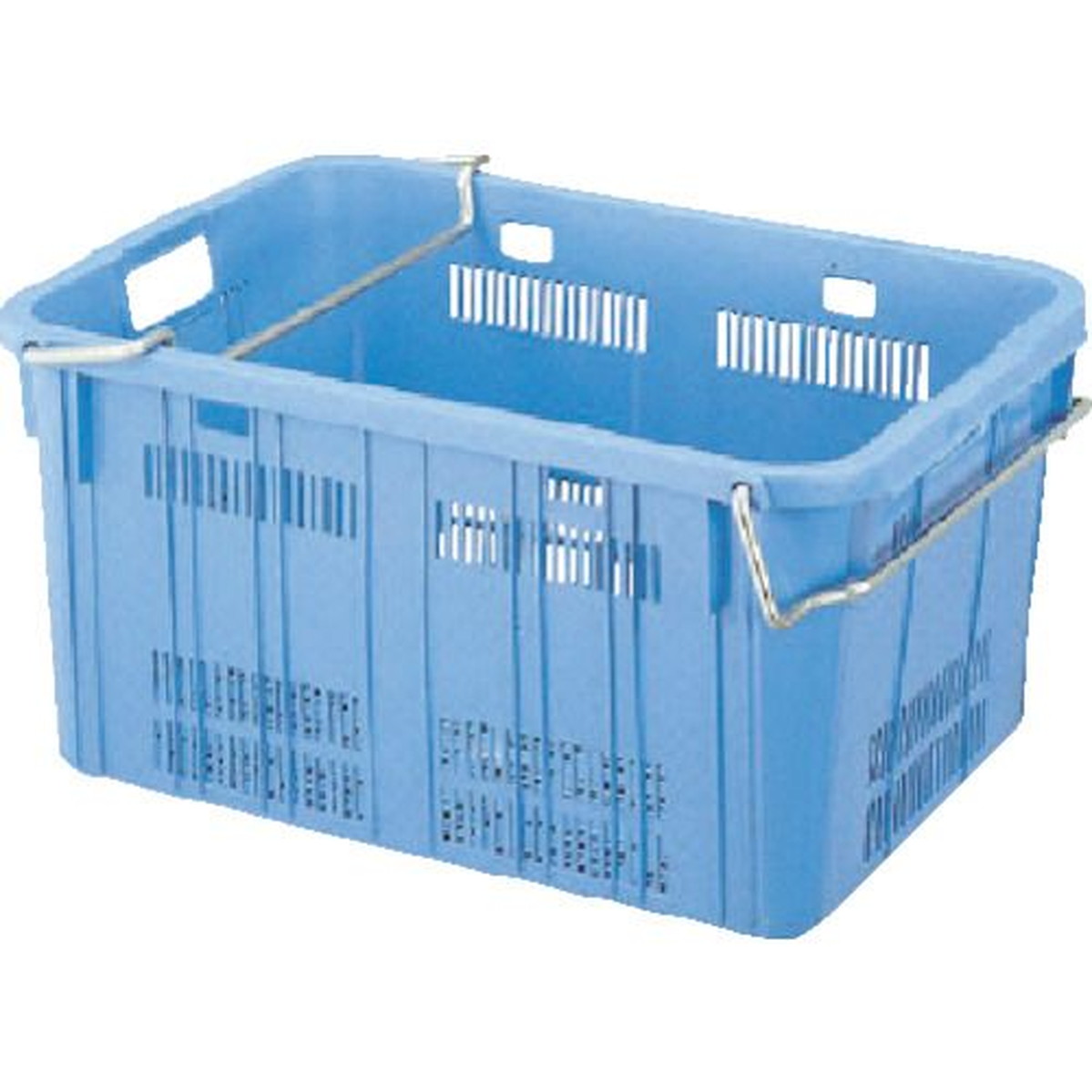 【SS制限事項 38万商いもの以上10%OFF】 積水 ＢＫ型メッシュ入れもの（手かご型） ＢＫ－８０－２Ｈ（手持ち部分付） 青 1個 (BK802H)