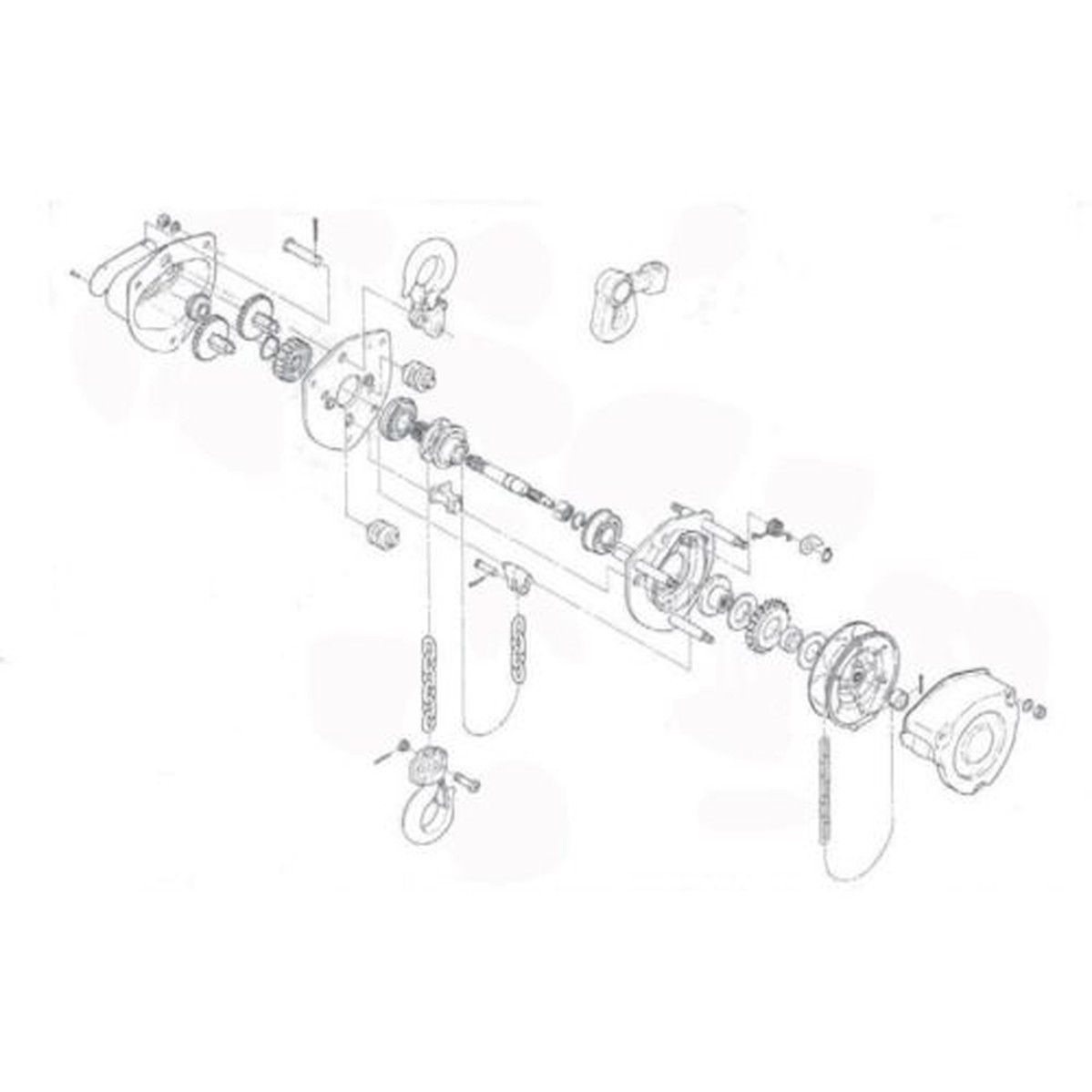 【期間限定!対象商品P2～20倍】 ＫＩＴＯ　チェーンブロック　キトーマイティＭ３形　ＣＢ０２０用部品　上フック１式　1個 (C3BA02010013)｜福祉用具のバリューケア
