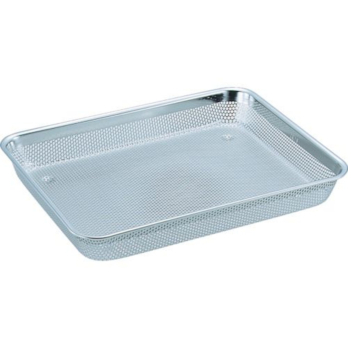 【期間限定!対象商品P2～20倍】 ＳＵＧＩＣＯ　１８－８ステンレスメッシュ浅角バット　１８枚取　２０６×２６７×３０　1枚 (SM911)