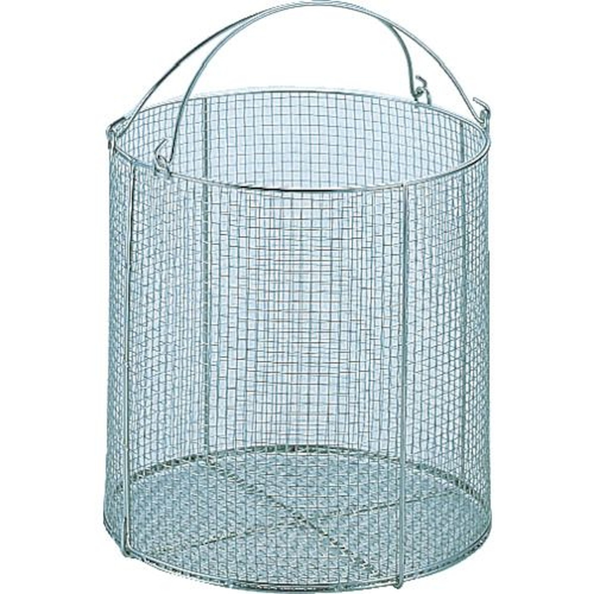 【期間限定!対象商品P2～20倍】 サンワ　ステンレス丸型洗浄カゴ　大　1個 (SM30) 14,974円