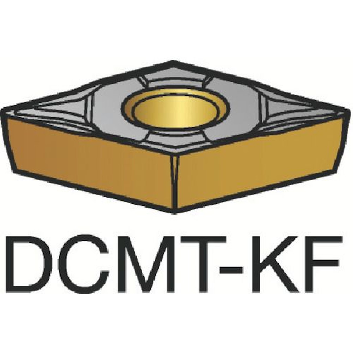 【SS制限事項 38万商いもの以上10%OFF】 ＳＡＮＤＶＩＫ コロターン１０７ 旋削用ポジ手当て（１２０） Ｈ１３Ａ 10個 (DCMT11T302KF)
