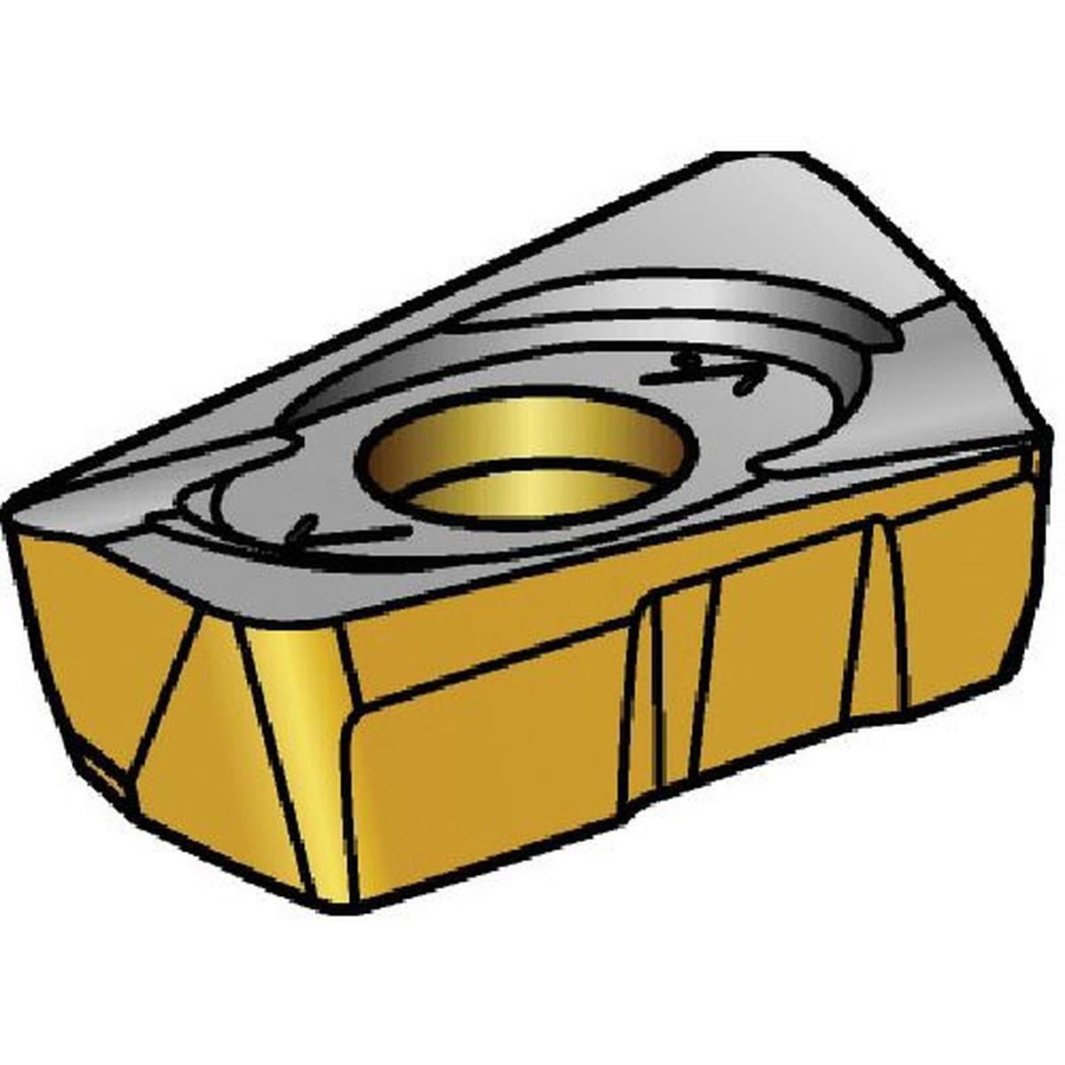 【期間限定!対象商品P2～20倍】 サンドビック コロミル３９０ フライス加工用チップ（３５０） ２０３０ 10個 (R390180612HML)