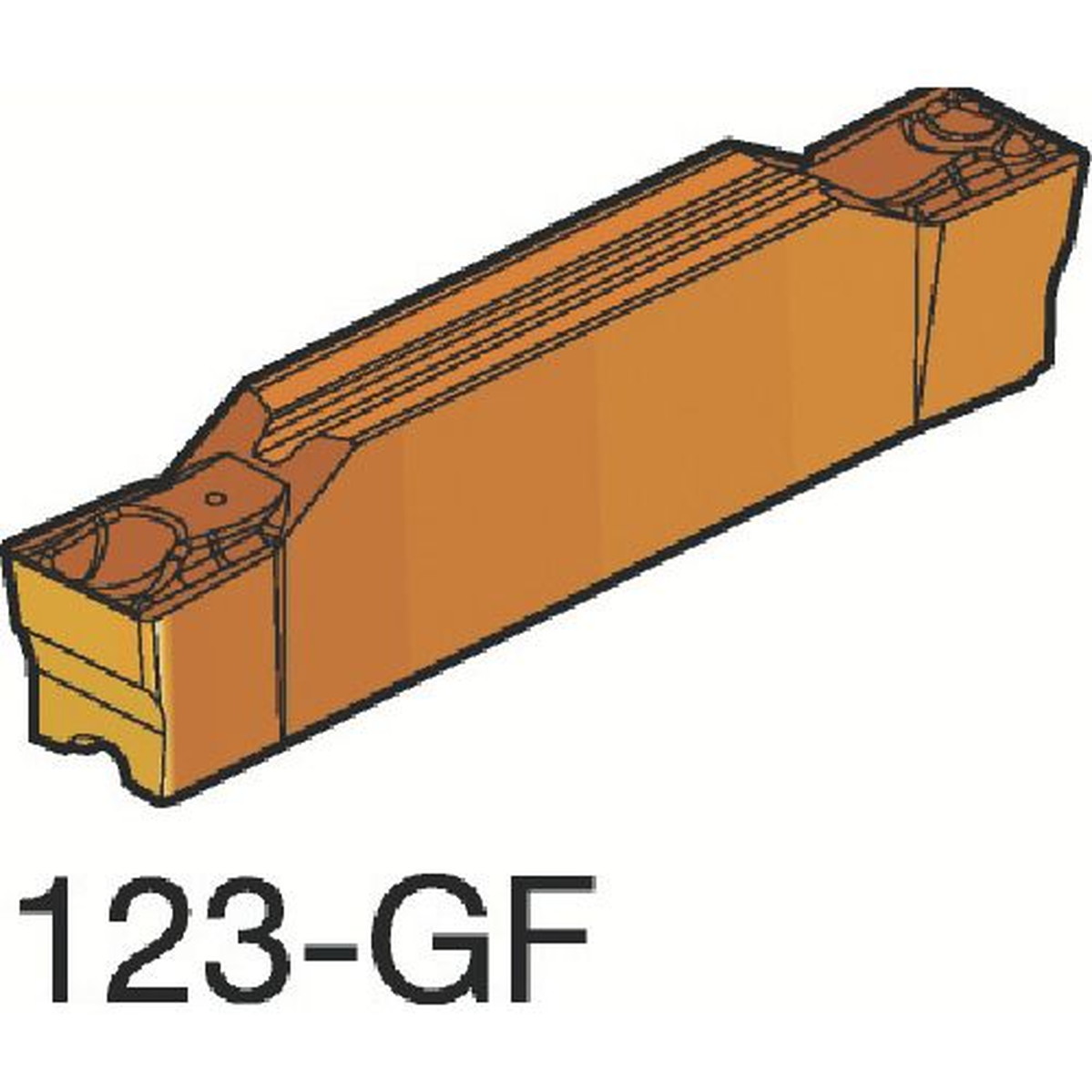 【期間限定!対象商品P2～20倍】 ＳＡＮＤＶＩＫ コロカット１・２ 溝入れ加工用チップ（３２０） Ｈ１３Ａ 10個 (N123L208000002GF)
