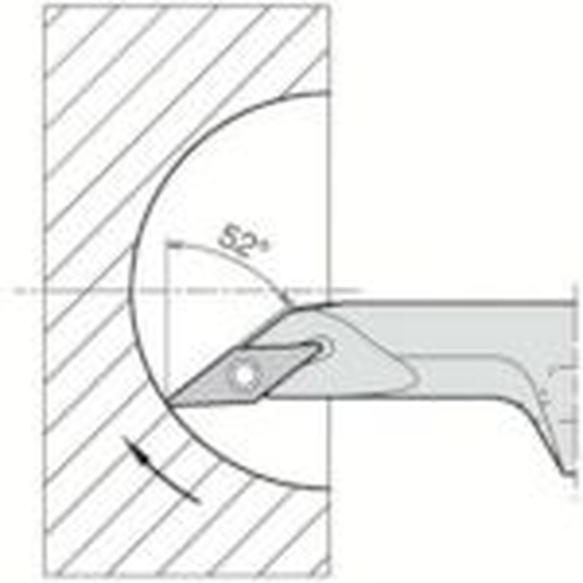 【期間限定!対象商品P2～20倍】 京セラ　内径球面・奥端面・倣い加工用エクセレントバー　Ａ－ＳＶＪＰ／Ｃ／Ｂ－ＡＥ　1個 (A16QSVJCL0820AE)