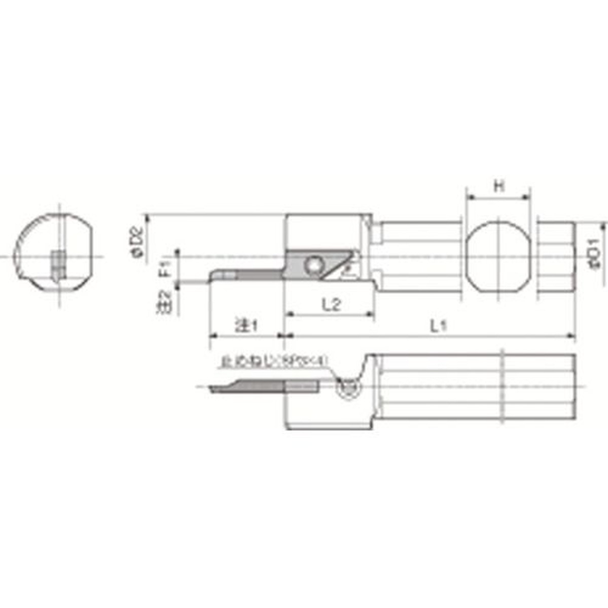 【期間限定!対象商品P2~20倍】 京セラ 小内径ボーリング システムバー S-SVN-N 1個 (S19NSVNR12N)