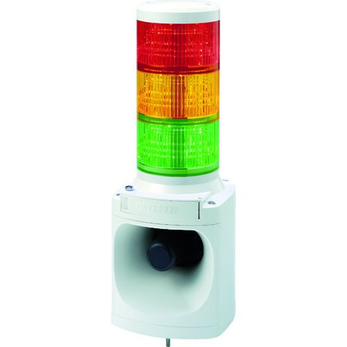 【SS押さえる 38万商いもの以上10%OFF】 ＰＡＴＬＩＴＥ ＬＥＤ積層交通信号灯付き添い人陰電子音案内書器 色：赤・黄・緑 1台 (LKEH302FARYG)