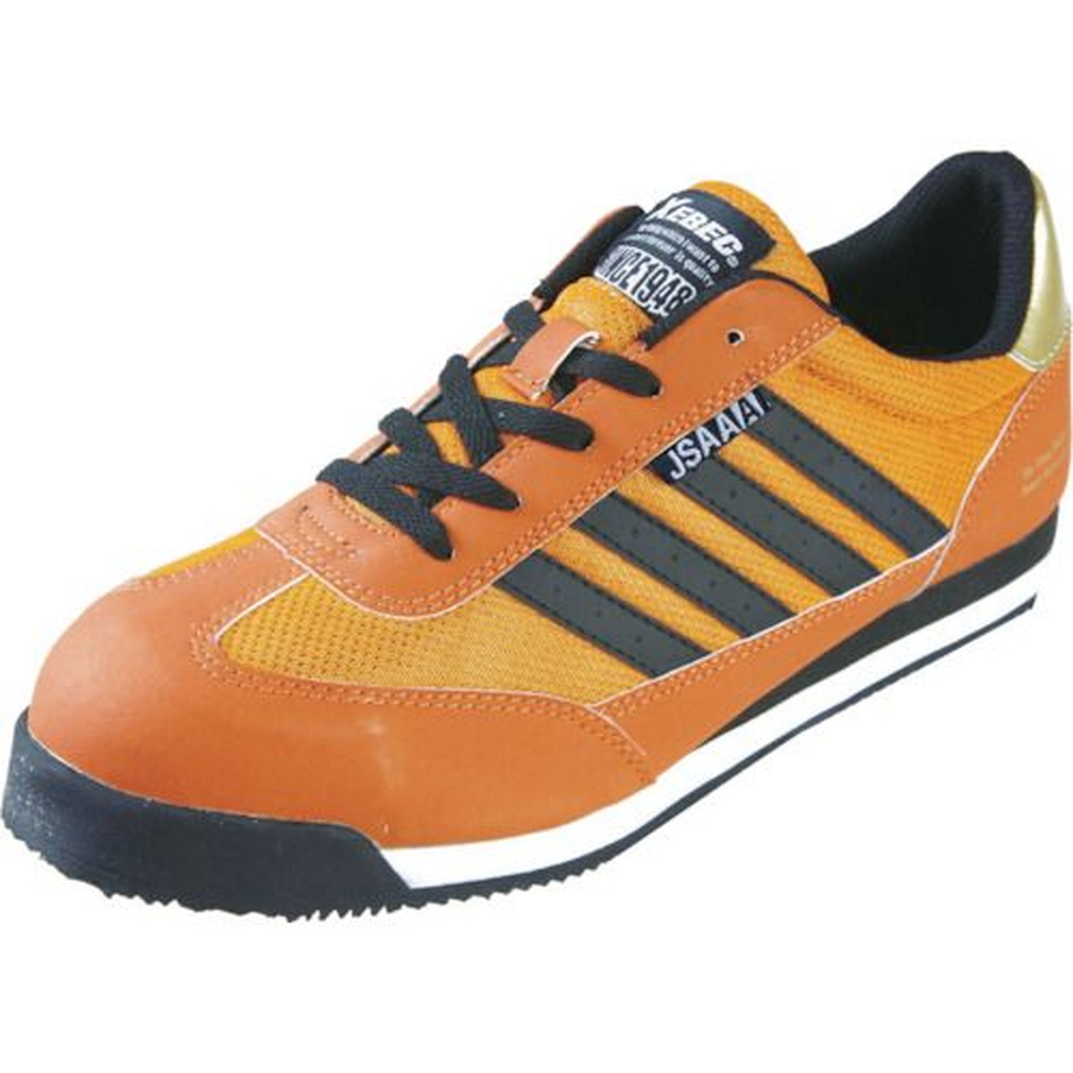 【期間限定!対象商品P2～20倍】 ＸＥＢＥＣ　セフティシューズ　８５１２７　オレンジ　２４．０ＣＭ　1足 (8512782240)