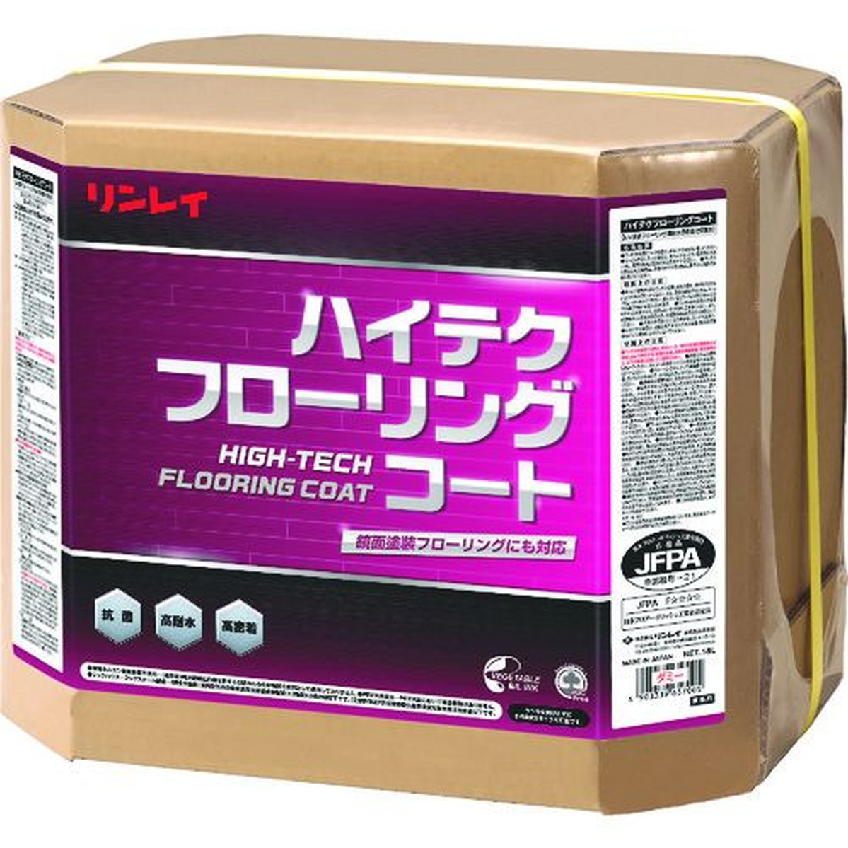 【継続期間制限事項!客体商いものP2～20倍】 リンレイ 床用脂蝋涙 ハイテクフローリングコート１８Ｌ ＲＥＣＯＢＯ 1個 (612757) 塗装用品-ワックス
