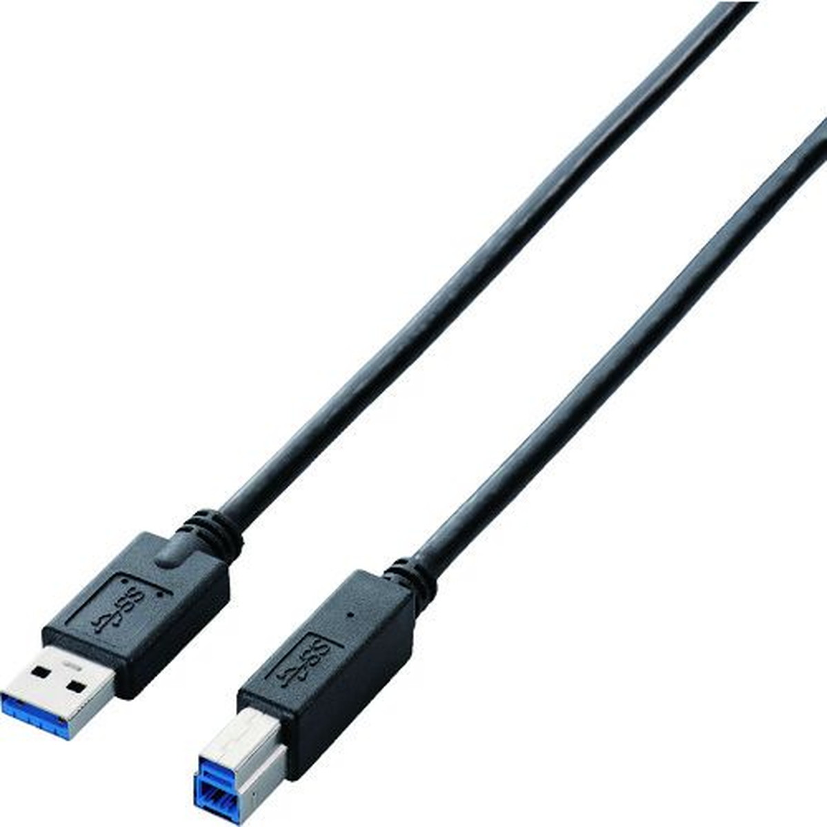 【期間限定!対象商品P2～20倍】 ＥＬＥＣＯＭ　ＵＳＢ３．０ケーブル（Ａ－Ｂ）　３ｍ　1本 (USB3AB30BKRS)
