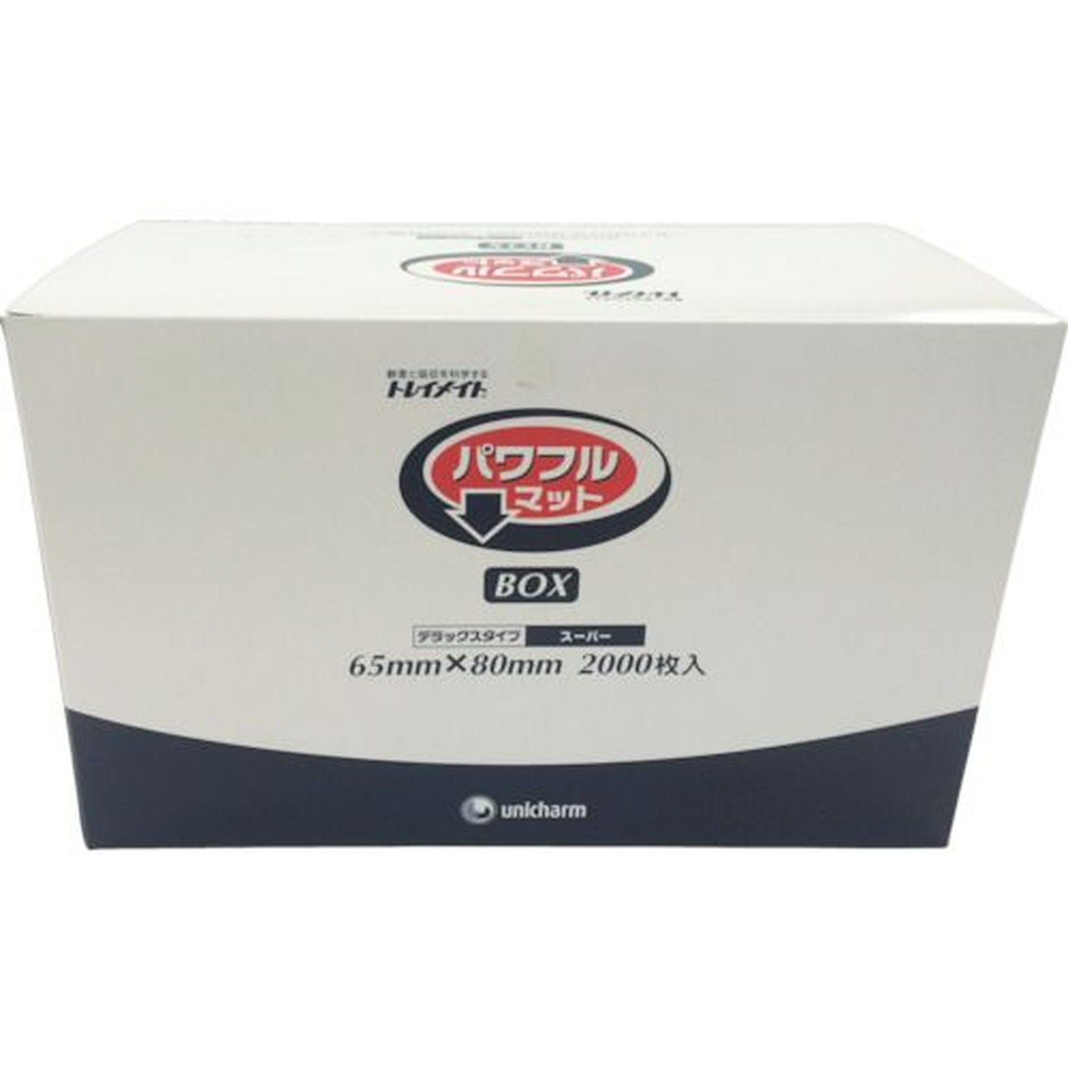 【期間限定!対象商品P2～20倍】 ユニ・チャーム　パワフルマット　ＧパワフルマットＢＯＸ　６５×８０　２０００枚入　1箱 (53479)