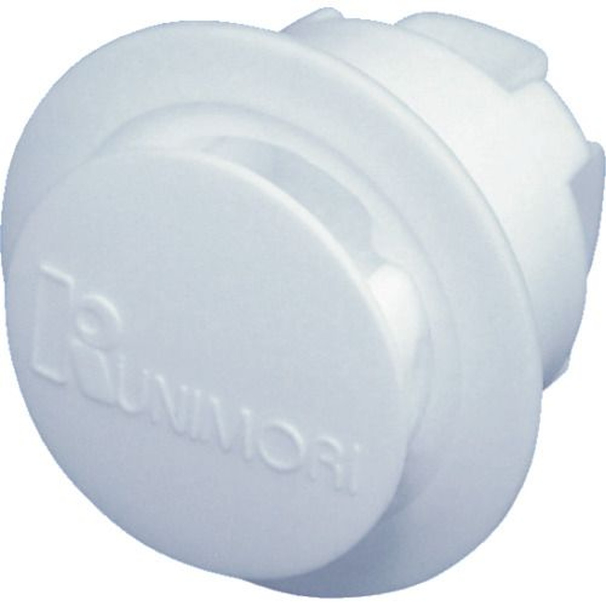 【期間限定!対象商品P2～20倍】 ＫＵＮＩＭＯＲＩ　パンロック　φ１５×Ｌ８　白　（１００個入）　1袋 (631061508WH)