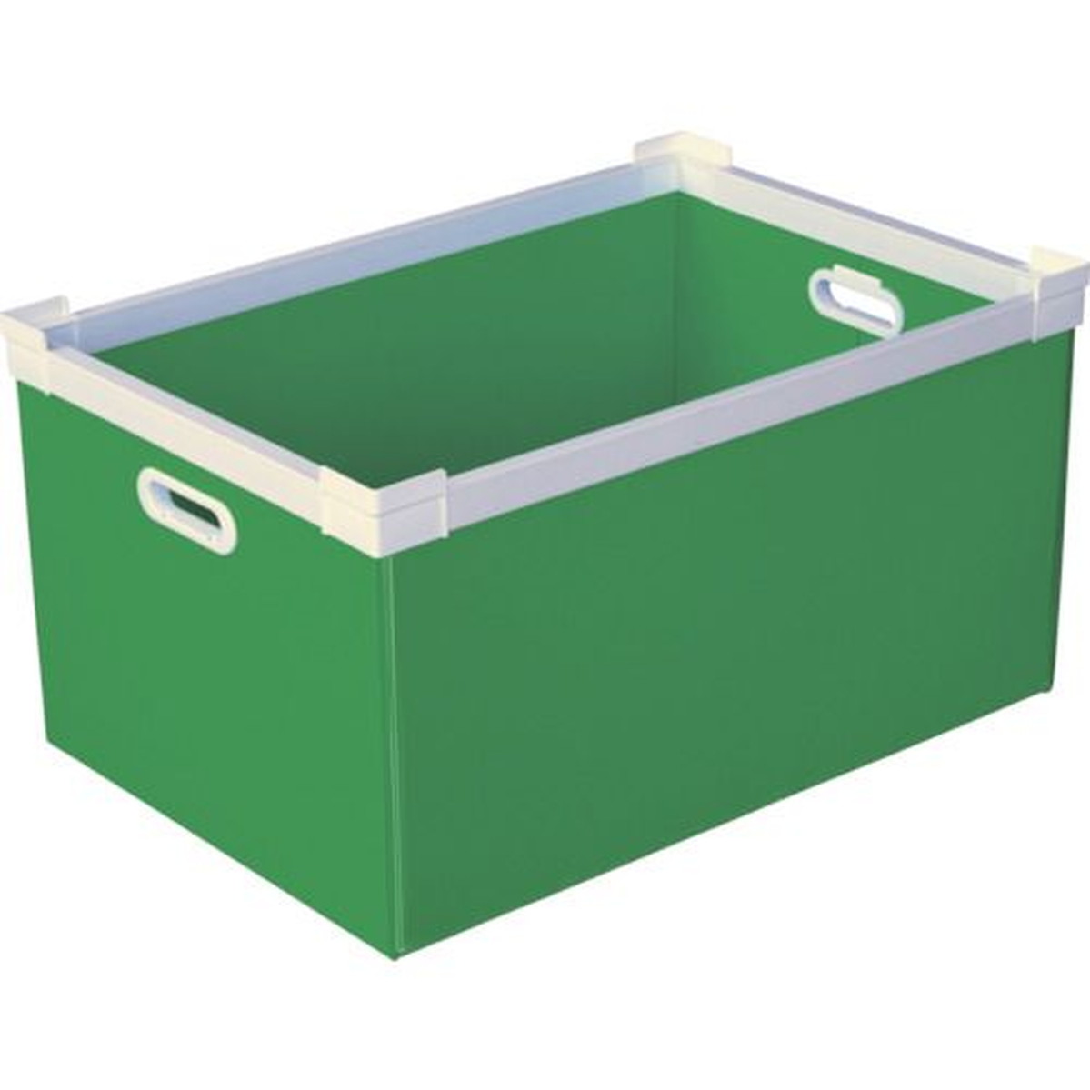 【SS制限事項 38万商いもの以上10%OFF】 ＫＵＮＩＭＯＲＩ プラダン ＮＳ入れもの ７５Ｌ（南西端っこ）ライトグリーン 1個 (78501NS75LLG)
