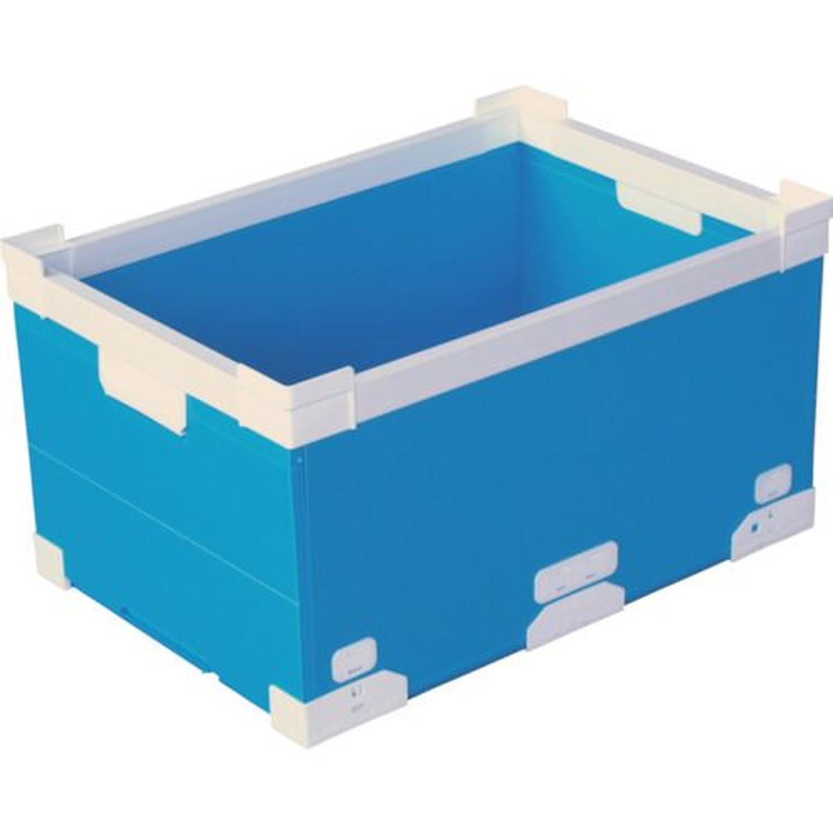 【SS制限事項 38万商いもの以上10%OFF】 ＫＵＮＩＭＯＲＩ プラダン折畳み ＦＮＳ入れもの ４０Ｌ（南西端っこ）ライトブ 1個 (79102FNS40LLB)