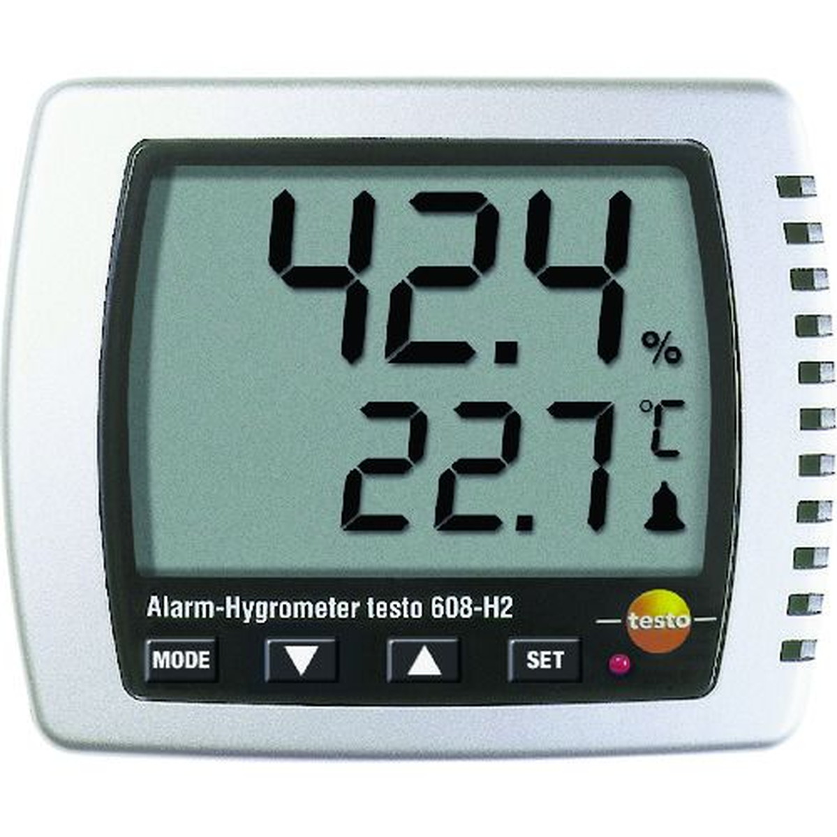 【期間限定!対象商品P2～20倍】 ＴＥＳＴＯ　卓上温湿度計　ｔｅｓｔｏ　６０８&minus;Ｈ２　1個 (TESTO608H2)｜福祉用具のバリューケア