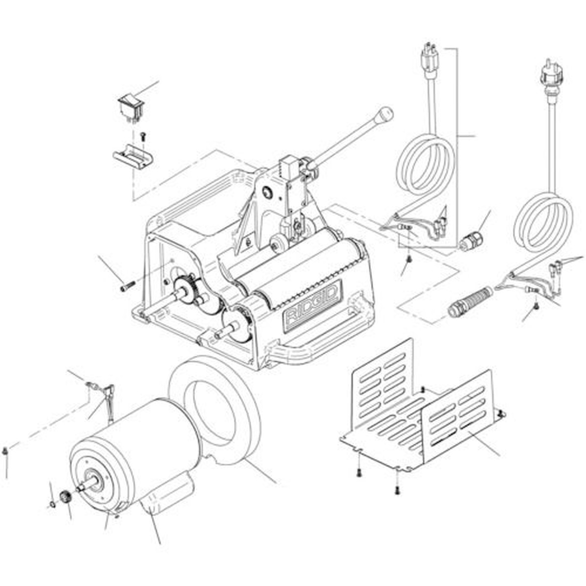 【SS押さえる 38万商いもの以上10%OFF】 ＲＩＤＧＩＤ 弾丸道路管端取り計らう機用一部分 原動機 覆いかぶせる Ｆ１２２Ｊ 1Ｐｋ (94862)
