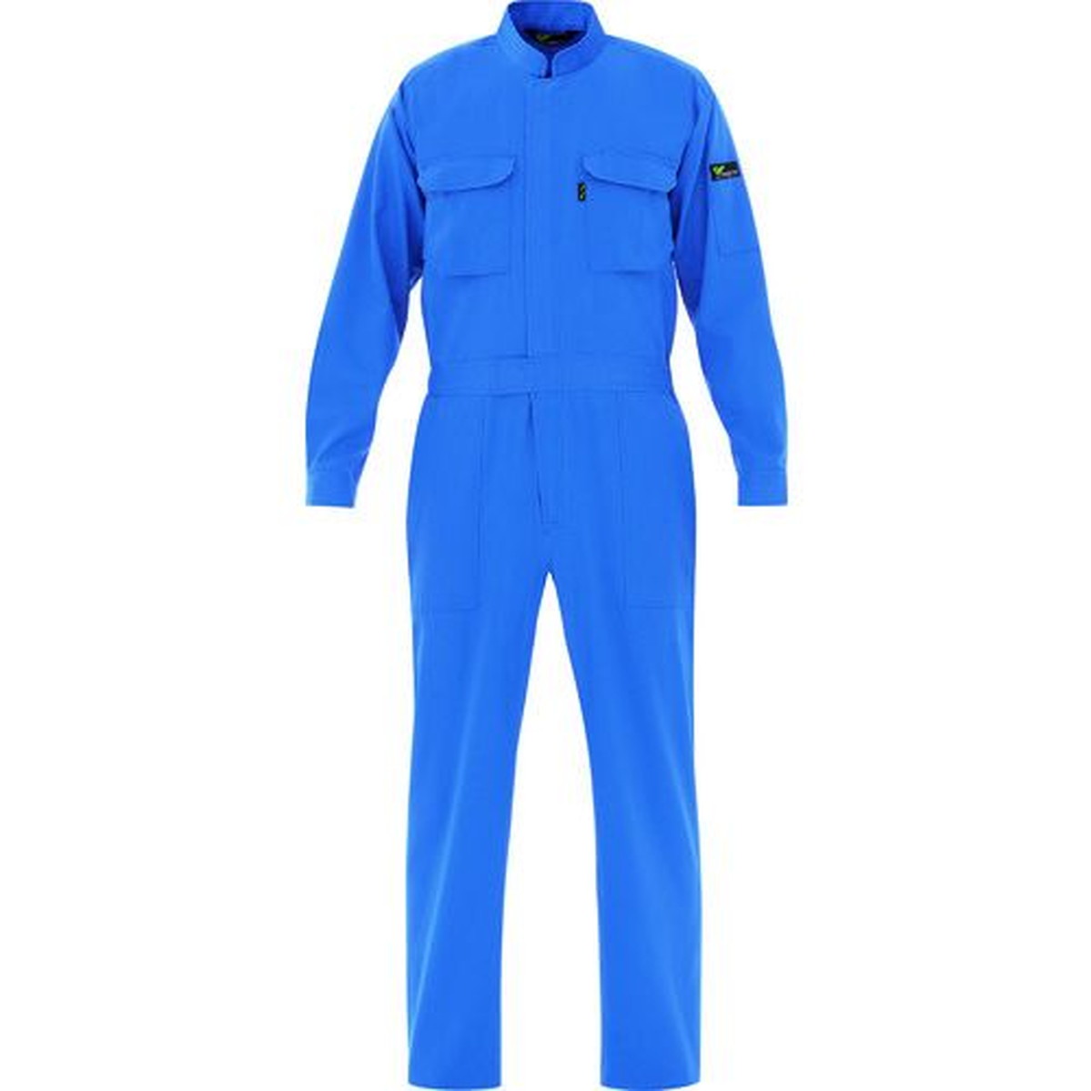 【期間限定!対象商品P2～20倍】 ミドリ安全　ベルデクセル　Ｔ／Ｃ帯電防止ツナギ服　ブルー　Ｍ　1着 (VE413M)