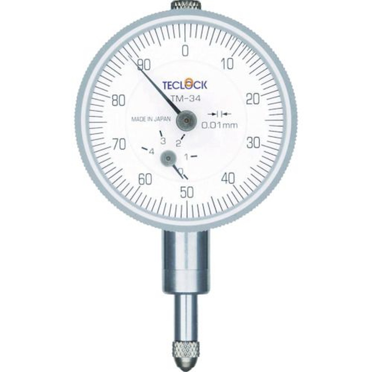 【期間限定!対象商品P2～20倍】 ＴＥＣＬＯＣＫ　ダイヤルゲージ　測定範囲０～４ｍｍ　1個 (TM34F)