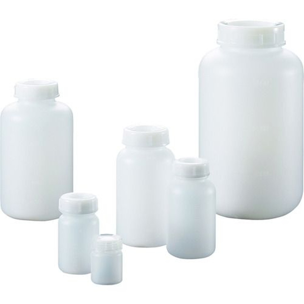 【期間限定!対象商品P2～20倍】 サンプラ　ＰＥ広口瓶　１００ｍＬ　（２００本入）　1箱 (02083C)