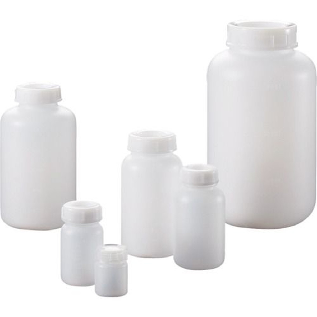 【期間限定!対象商品P2～20倍】 サンプラ　ＰＥ広口瓶　５Ｌ　（１５本入）　1箱 (02089C)
