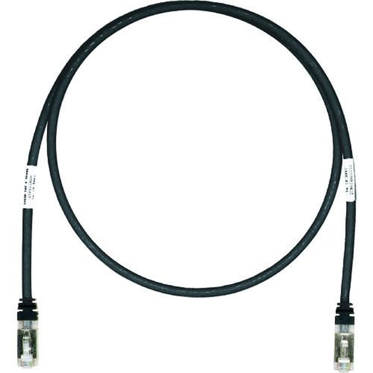 【SS押さえる 38万商いもの以上10%OFF】 ＰＡＮＤＵＩＴ ＣＡＴ６Ａ／ＣＡＴ６ 遮蔽物パッチコード １０ｍ 黒 ＳＴＰ６Ｘ１０ＭＢＬ 1本 (STP6X10MBL)